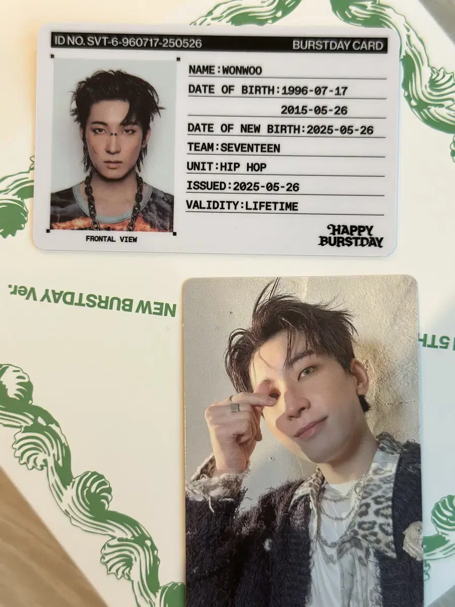 Wonwoo ID card wts