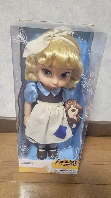 애니메이터 인형 디즈니 스토어 한정판 신데렐라 레어 레어 블루노
