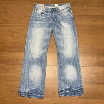 Abercrombie 스트레이트 데님 라이트 블루