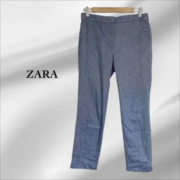 ZARA '자라' 이지 팬츠 [F] 그레이 계열 허리 밴딩 넉넉한 코튼