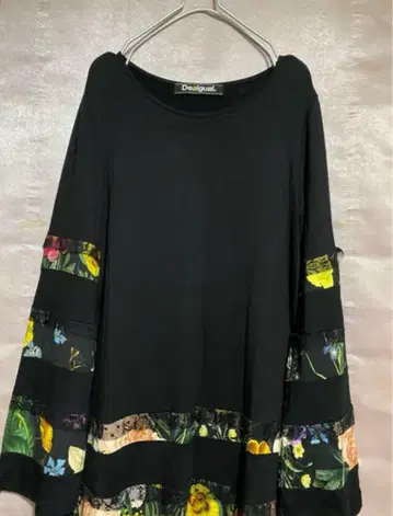 Desigual 디지갈 티어드 원피스 사이즈 M 스페인산