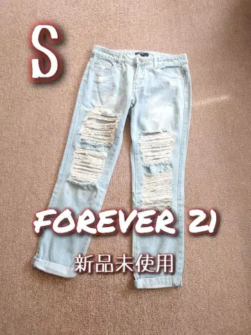 FOREVER 21 포에버21 새상품 데미지 데님 S 여성용