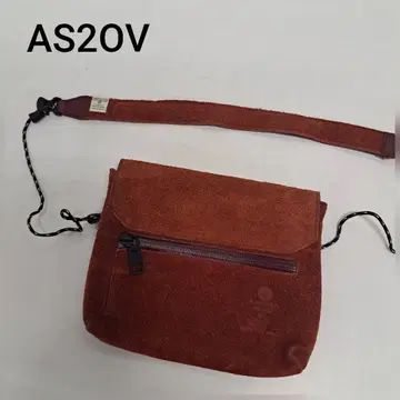 AS2OV WATER PROOF SUEDE SACOCHE 와인