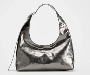 ZARA 메탈릭 가공 미니 버킷 백 자라 택 포함 새상품
