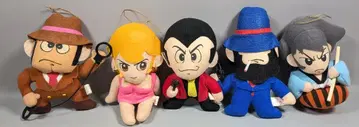 반프레스토 루팡 3세 봉제 인형 전 5종 세트