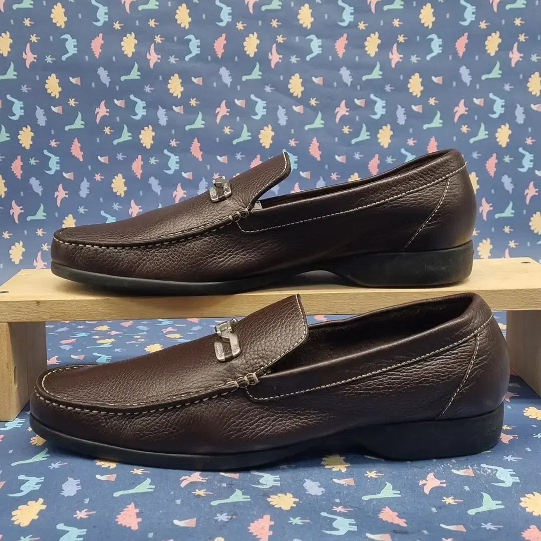 A.testoni Men's Leather Loafer 280