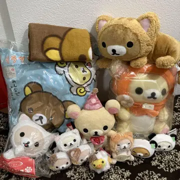 리락쿠마 봉제 인형 세트