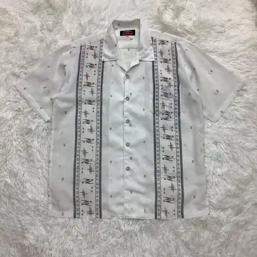 카리유시 의류 쿨 비즈 반팔 남성용 알로하 셔츠 오키나와 관광 결혼식