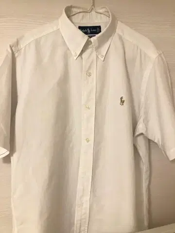 Ralph Lauren 반팔 셔츠 화이트