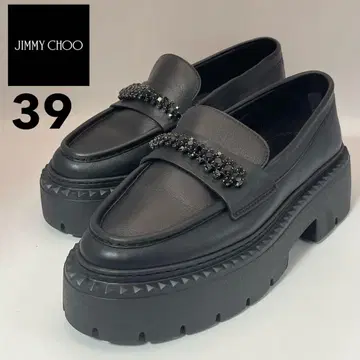 JIMMY CHOO 비쥬 디테일 로퍼 통굽 볼륨 밑창