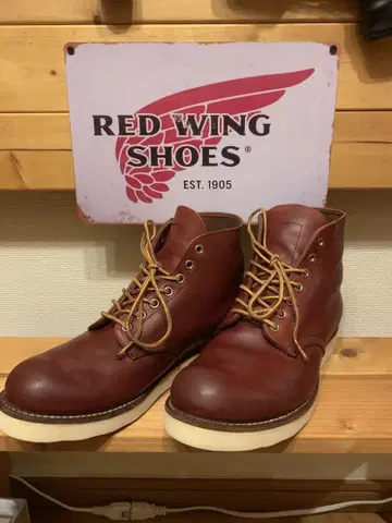 레드윙 8166 밑창 교환 완료! 9D 플레인토 REDWING