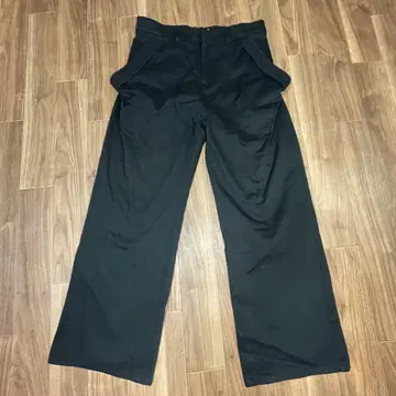 Sise SOU-12FW-PT001 드롭 포켓 와이드 팬츠 블랙