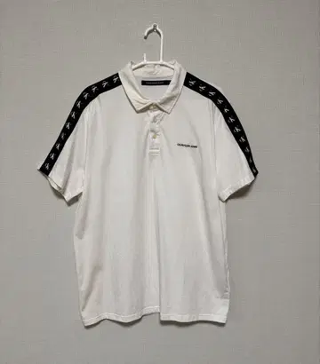 [새상품] CALVIN KLEIN JEANS 피케 셔츠 화이트