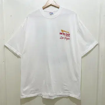 Hanes 더블 페이스 인 아웃 버거 XL 라스베가스 미국차 t