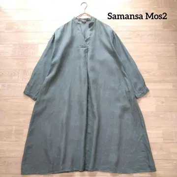 Samansa Mos2 사만사 모스모스 린넨 스키퍼 원피스 F