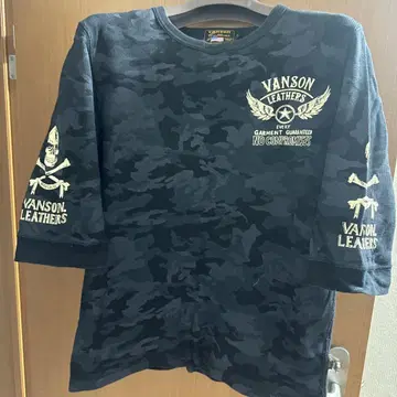 VANSON LEATHERS 카모플라쥬 티셔츠 M
