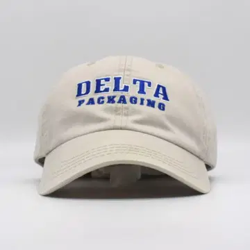 DELTA 델타 패키지 기업 캡 자수 구제 의류 베이지 코튼