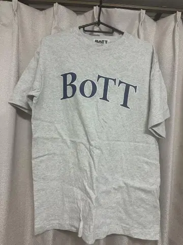 BoTT 로고 프린트 티셔츠 M 사이즈 그레이