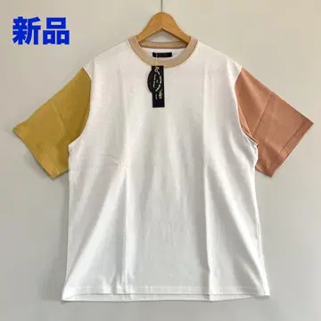 새상품 MODEM DESIGN 크레이지 패턴 티셔츠 WHITE L 사이즈