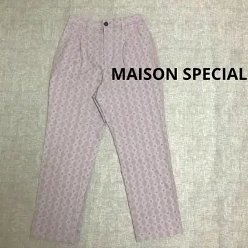 자카드 스트레이트 팬츠 MAISON SPECIAL