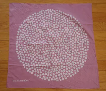 마리메꼬 푸케티 스카프 65x66cm 더스티 핑크