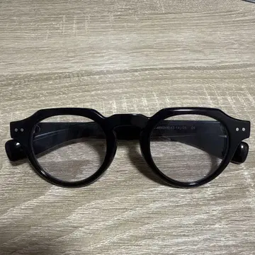 라운드 프레임 안경 블랙
