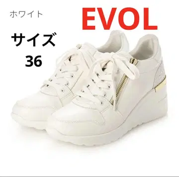EVOL 사이드 지퍼 스타일업 스니커즈 통굽 글리터 스니커즈
