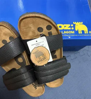 MOZ 모즈 새상품급 택 포함 블랙 샌들 남성용 풋베드 26cm
