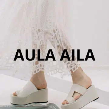 AULA 어시멘틀리 플랫폼 샌들 실버 아우라 아이라