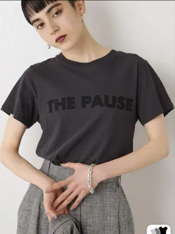 Wim Gazed THE PAUSE 로고 티셔츠