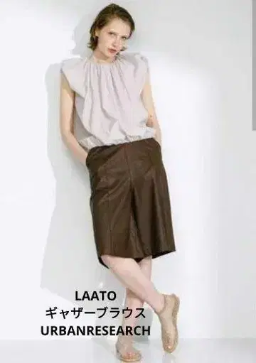 LAATO 라토 개더 블라우스 URBANRESEARCH kbf