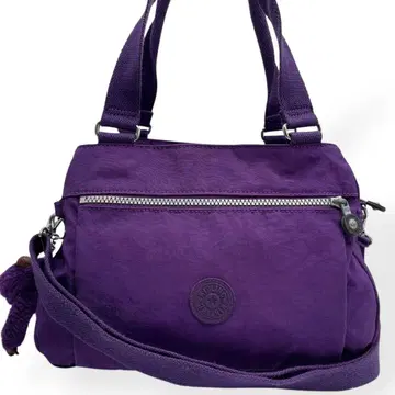 새상품급 키플링 kipling 2way 숄더백 퍼플 나일론