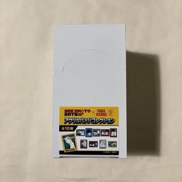 사카모토 데이즈 타워 레코드 카페 아크릴 배지 컬렉션 박스