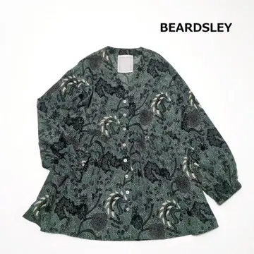 BEARDSLEY 비어즐리 페이즐리 개더 블라우스