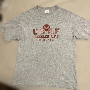 BUZZRICKSON USAF 염색 프린트 T