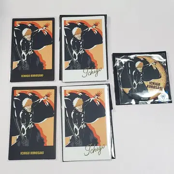 BLEACH WORLD 캔뱃지 사진풍 시트 컬렉션 쿠로사키 이치고
