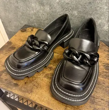 찰스앤키스 펠리네 청키 체인 로퍼 24cm