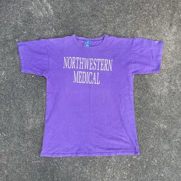 챔피온 파랑 택 90s USA제 빈티지 T 페