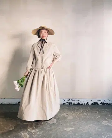 madder madder 레이스 린넨 자켓