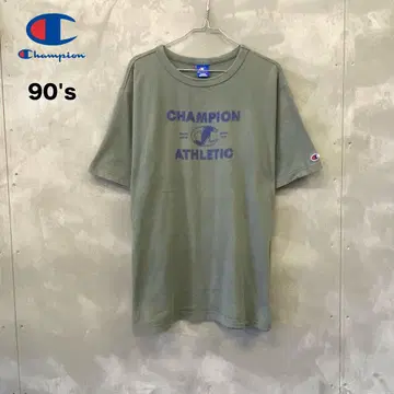 90's 챔피온 로고 티셔츠 챔피온 일본 사라 리 사제