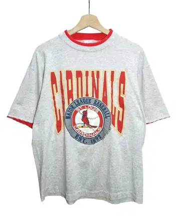 90년대 USA제 TRENCH MLB 카디널스 투톤 티셔츠