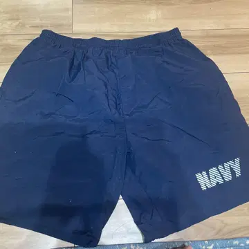 USNAVY 리플렉터 트레이닝 숏 팬츠 미군 방출품 NAVY