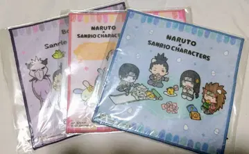 NARUTO BORUTO 산리오 캐릭터즈 미니 타월 3장 세트