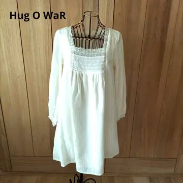 Hug O WaR 허그아워 레이스 코튼 원피스 일본제