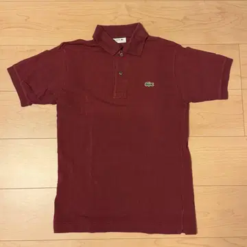 라코스테 L1212 피케 셔츠 사이즈 2 보르도 LACOSTE