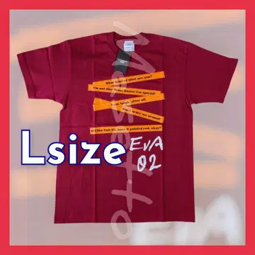 EVANGELION EVA02 아스카 L 사이즈 티셔츠