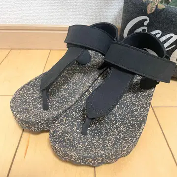 ASPORTUG 스트랩 샌들 블랙