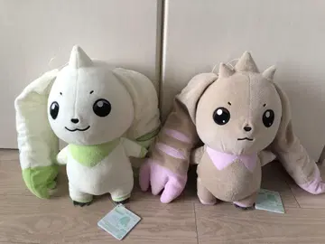 디지몬 테이머즈 거대한 봉제 인형 ~테리아몬&롭몬~