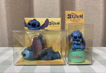 스티치 페이퍼 웨이트 병뚜껑 마스코트 2개 세트