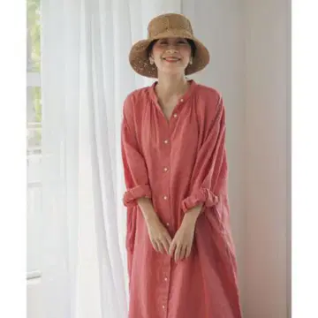 어반 리서치 도어즈 린넨 개더 원피스